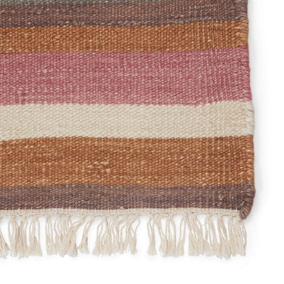 product image for Asena Clovelly Reversible Hand Knotted Taupe & Multicolor Rug 4 90