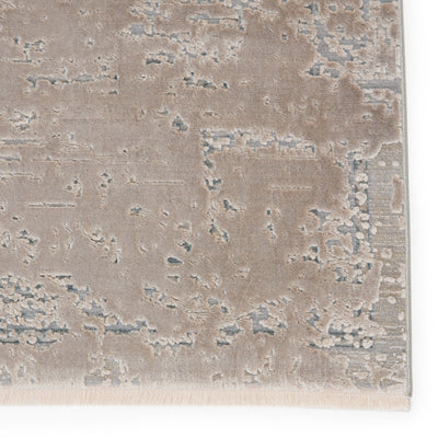 product image for Alaina Medallion Rug in Gray & Cream 64