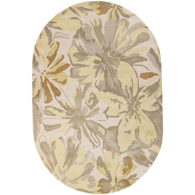 product image for athena collection 100 wool area rug in ivory pear and slate green design by surya 5 25