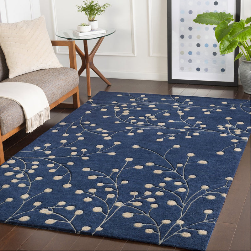 media image for Athena ATH-5156 Hand Tufted Rug in Navy & Khaki by Surya 235