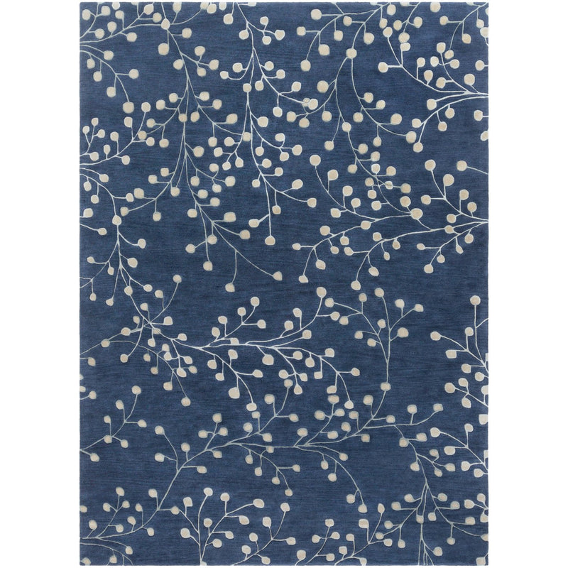 media image for Athena ATH-5156 Hand Tufted Rug in Navy & Khaki by Surya 210