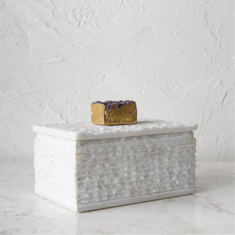 media image for Amethyst ATY-001 Box in White by Surya 249