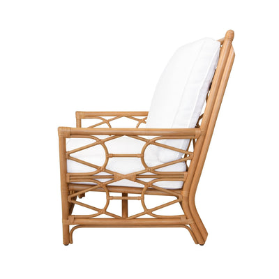 product image for Club Chair With Ivory Cushion By Bd Studio Ii Auburn 3 4