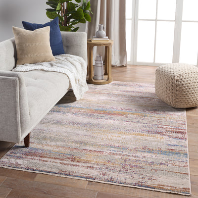 product image for Audun Alzea Light Gray & Multicolor Rug 55
