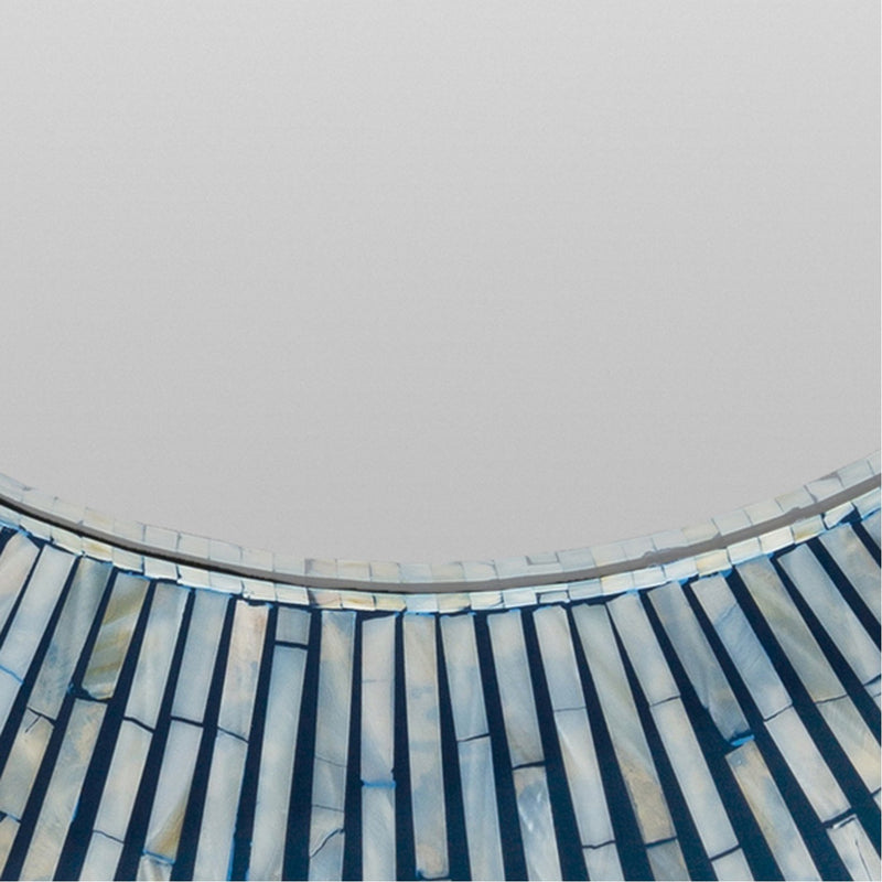 media image for Avondale AVD-001 Square Mirror in Blue and Ivory by Surya 272