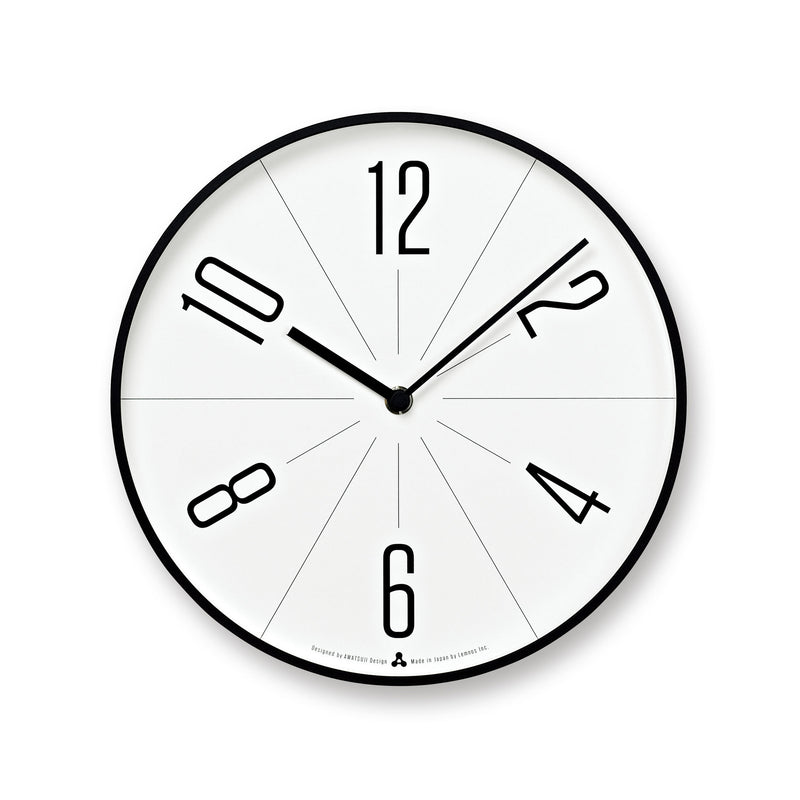 media image for gugu clock in black design by lemnos 1 282