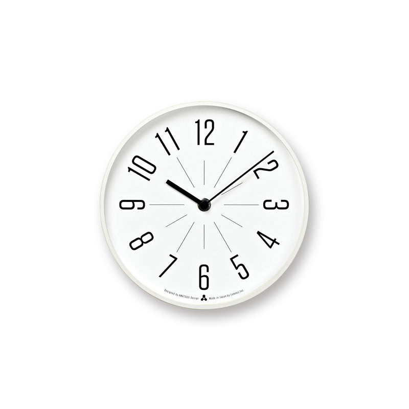 media image for jiji clock in white design by lemnos 1 28