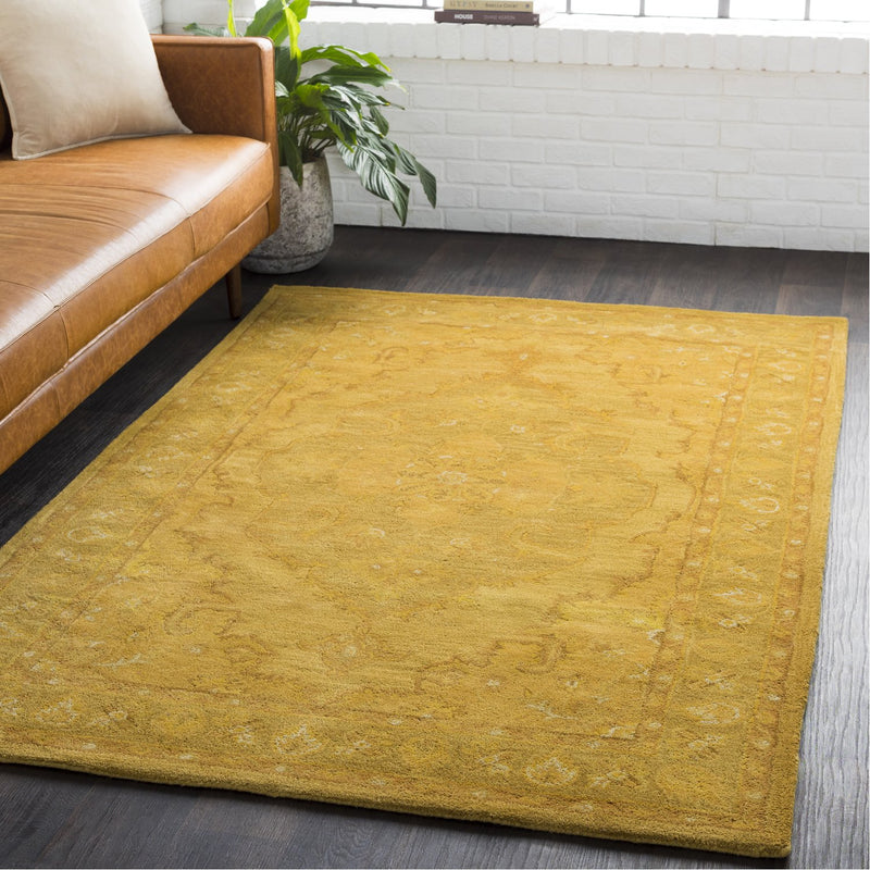 media image for Middleton AWHR-2059 Hand Tufted Rug in Mustard & Tan by Surya 275