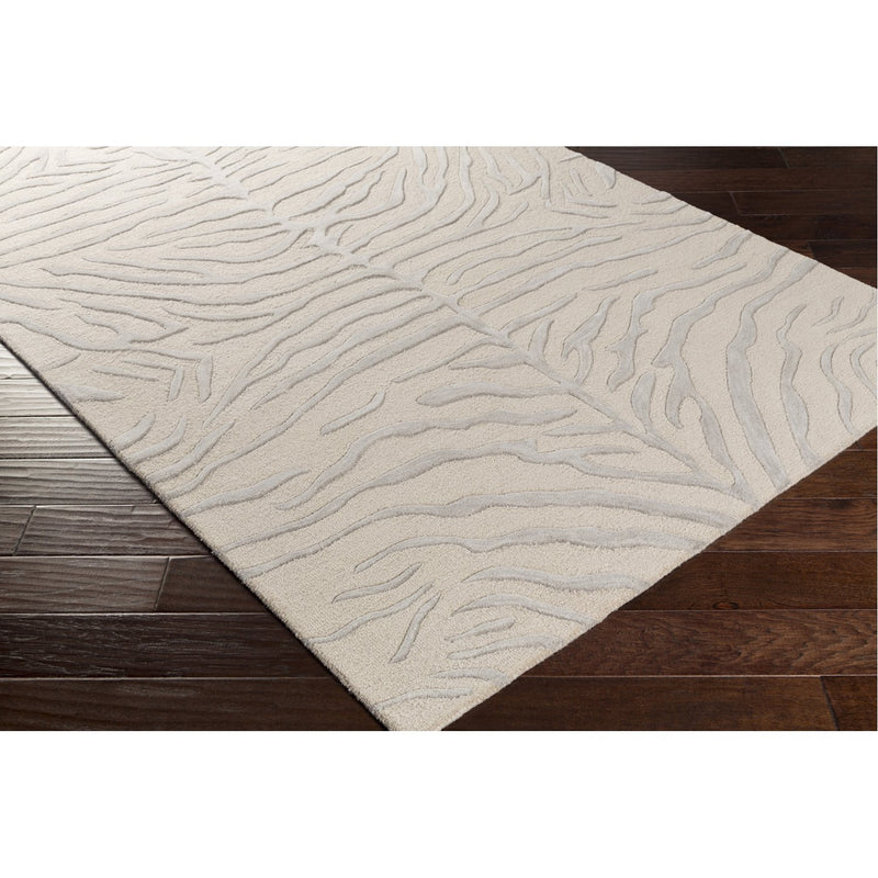 media image for Pollack AWPL-2232 Hand Tufted Rug in Medium Gray & Ivory by Surya 269