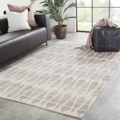 product image for sabot geometric rug in whitecap gray fallen rock design by jaipur 5 93