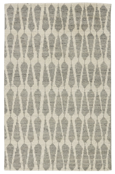 product image for sabot geometric rug in whitecap gray fallen rock design by jaipur 6 95