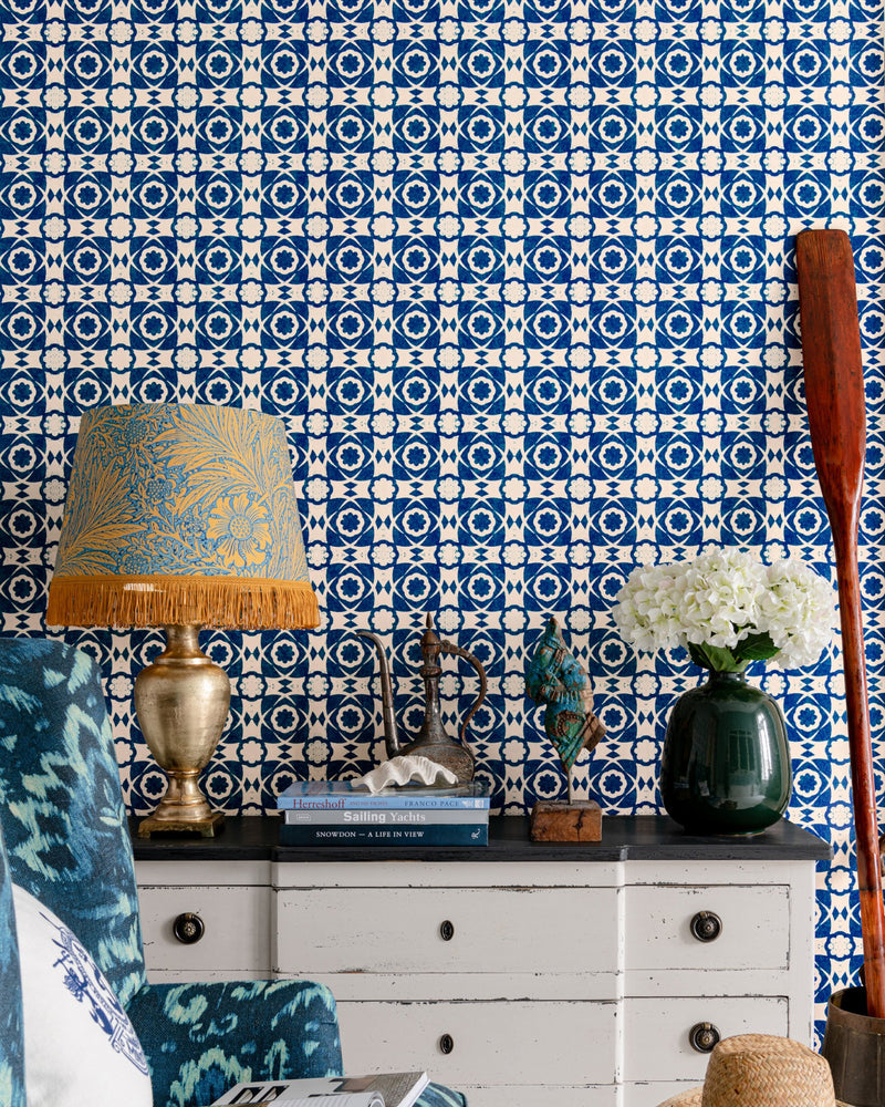 media image for Aegean Tiles Wallpaper from the Sundance Villa Collection by Mind the Gap 25