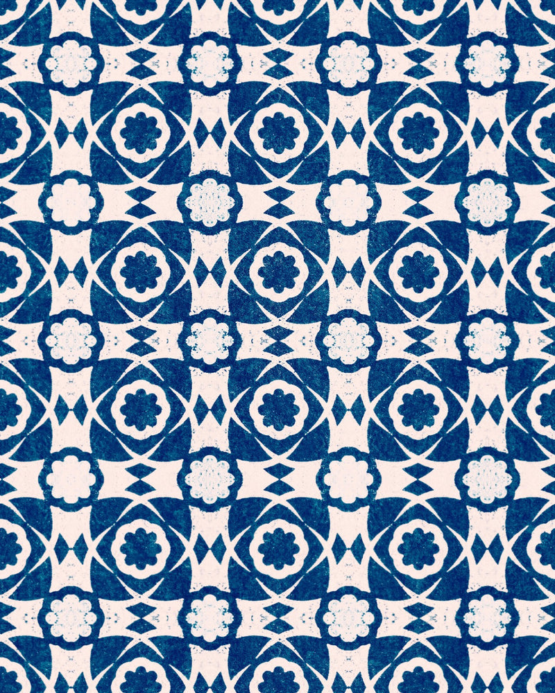 media image for sample aegean tiles wallpaper in indigo from the sundance villa collection by mind the gap 1 267