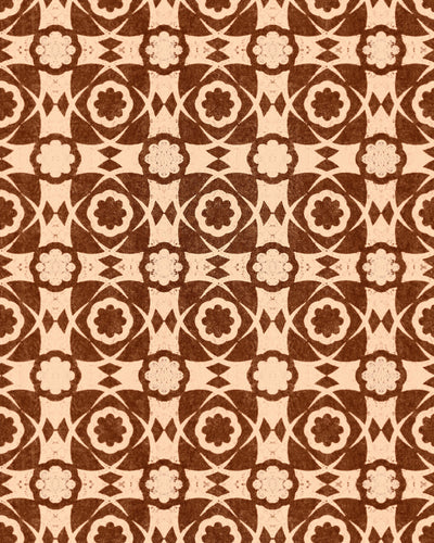 product image of sample aegean tiles wallpaper in leather from the sundance villa collection by mind the gap 1 520