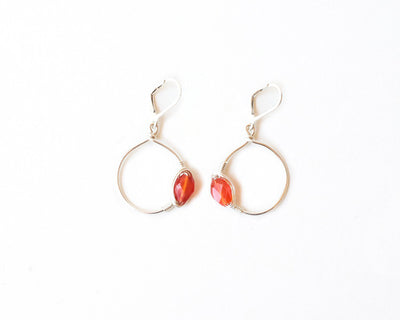 product image for penny mini hoop earrings design by agapantha 1 19
