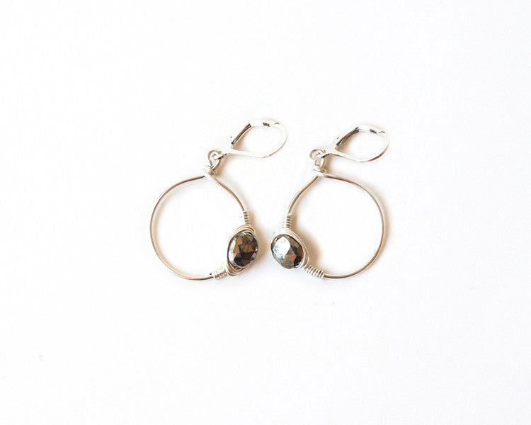 media image for penny mini hoop earrings design by agapantha 3 223