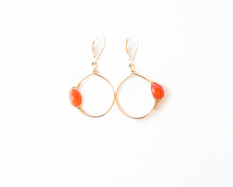 media image for penny mini hoop earrings design by agapantha 4 251