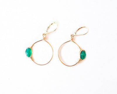 product image for penny mini hoop earrings design by agapantha 8 23