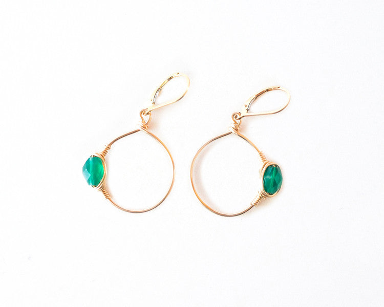 media image for penny mini hoop earrings design by agapantha 8 230