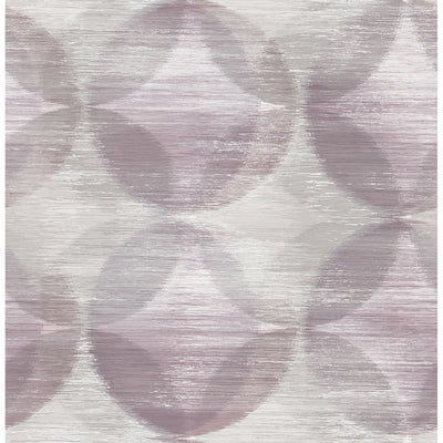 product image for Geometric Wallpaper in Purple from the Celadon Collection by Brewster Home Fashions 20