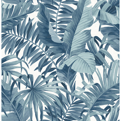 product image for Alfresco Tropical Palm Wallpaper in Blue from the Pacifica Collection by Brewster Home Fashions 99