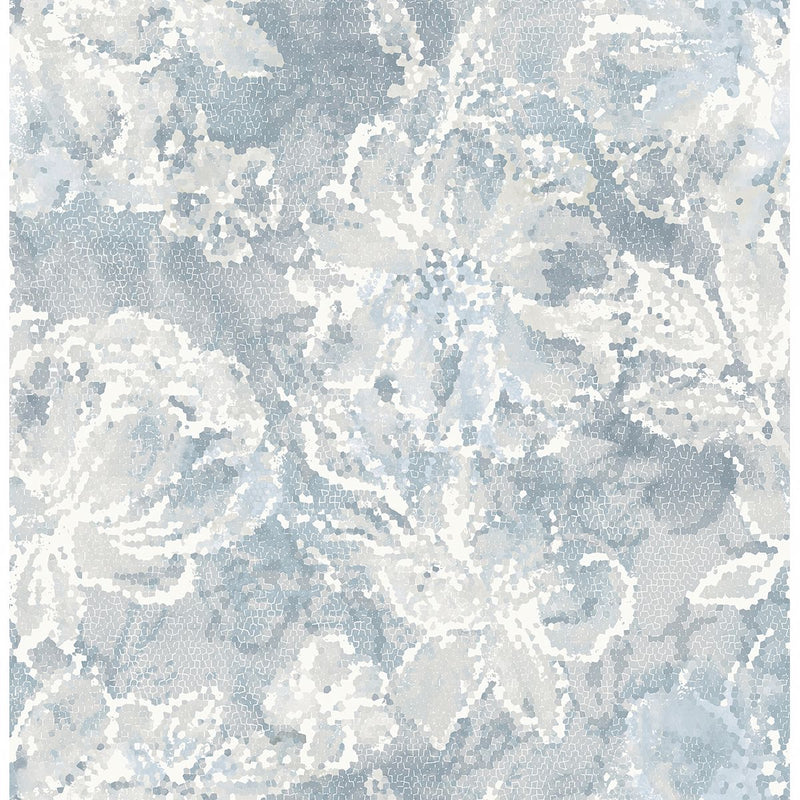 media image for sample allure floral wallpaper in blue from the celadon collection by brewster home fashions 1 264