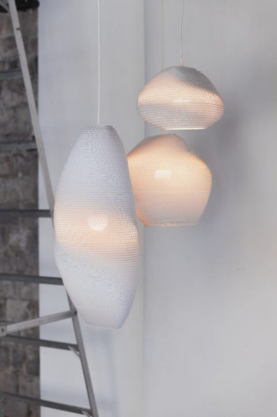 product image for Allyn Scraplights Pebbles Pendant in White 89