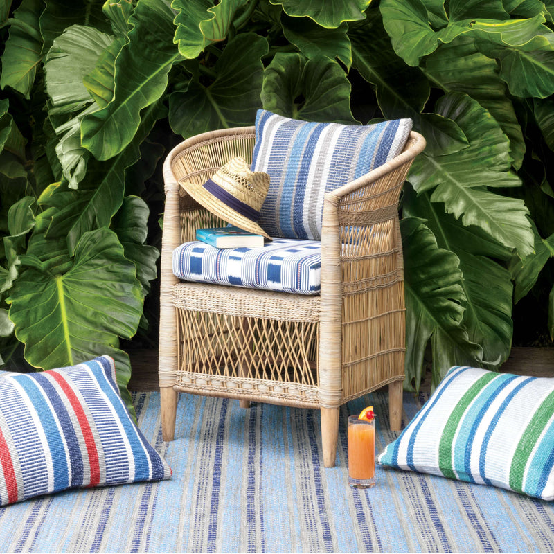 media image for always greener blue grey indoor outdoor decorative pillow cover by fresh american fr764 pil16cv 3 294