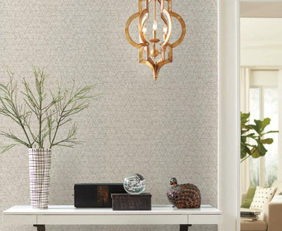product image for Amulet Wallpaper in Bone and Tan from the Moderne Collection by Stacy Garcia for York Wallcoverings 62