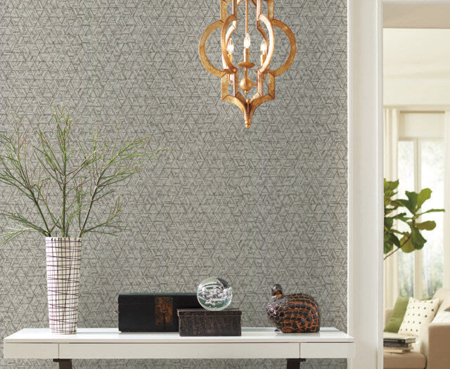 media image for Amulet Wallpaper in Oyster from the Moderne Collection by Stacy Garcia for York Wallcoverings 269
