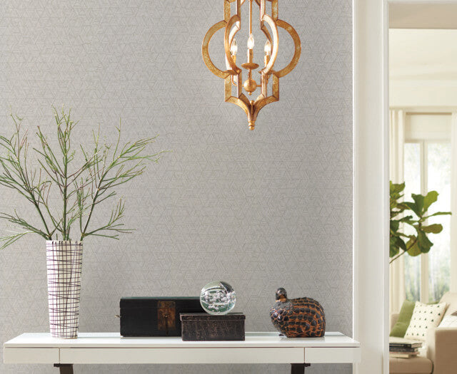 media image for Amulet Wallpaper in Porcelain from the Moderne Collection by Stacy Garcia for York Wallcoverings 290