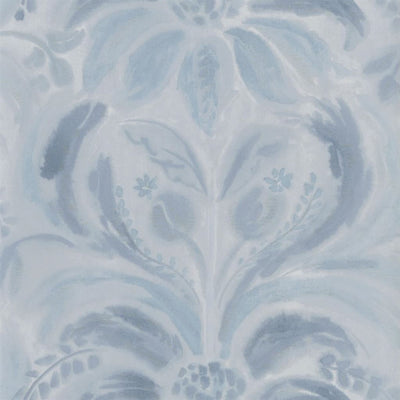product image of sample angelique damask wallpaper in indigo from the tulipa stellata collection by designers guild 1 517