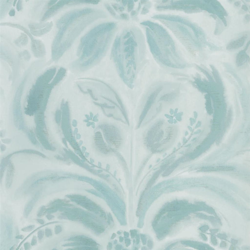media image for Angelique Damask Wallpaper in Jade from the Tulipa Stellata Collection by Designers Guild 266