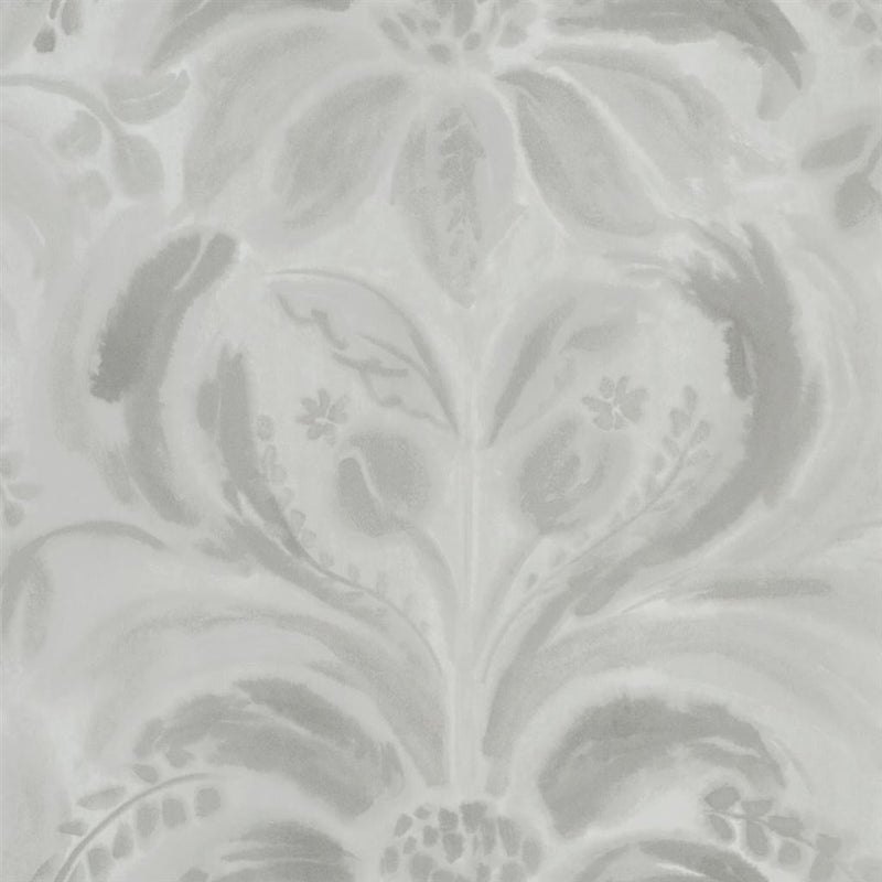 media image for Angelique Damask Wallpaper in Stone from the Tulipa Stellata Collection by Designers Guild 285