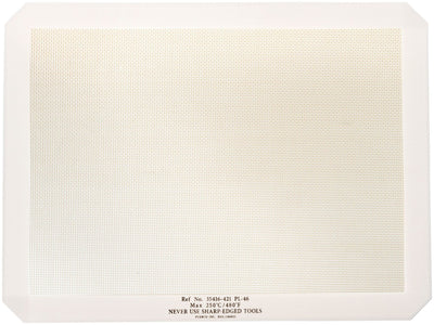 product image of silicone placemat in white design by puebco 1 593