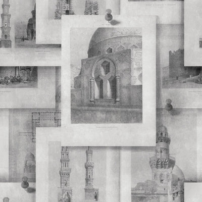 product image of sample arabian monuments wallpaper in neutral from the eclectic collection by mind the gap 1 521