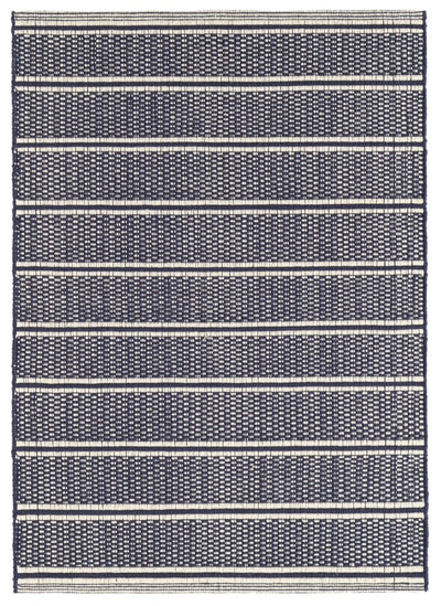 product image for archer navy woven cotton rug by annie selke da1021 2512 1 37