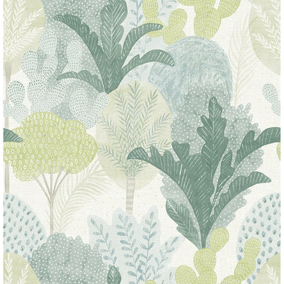 product image for Ari Desert Oasis Wallpaper in Green from the Pacifica Collection by Brewster Home Fashions 82