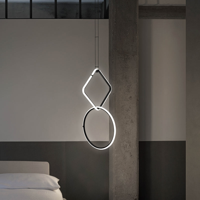 media image for Arrangements Aluminium Black Pendant Lighting 277