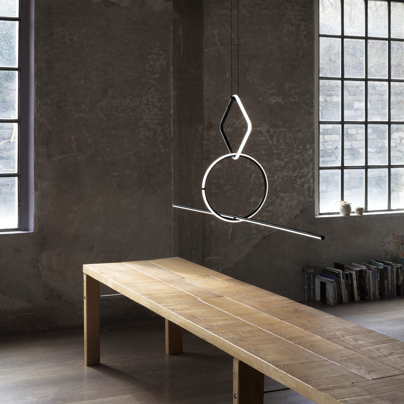 media image for Arrangements Aluminium Black Pendant Lighting 267