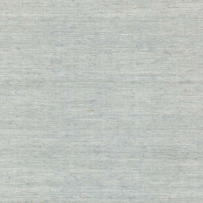 media image for sample arrowroot grasscloth wallpaper in sky blue from the waters edge collection by york wallcoverings 1 213