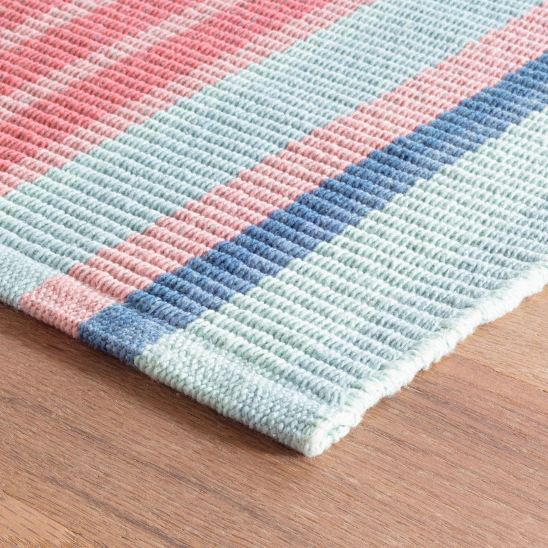 media image for aruba stripe woven cotton rug by annie selke da1089 2512 4 268