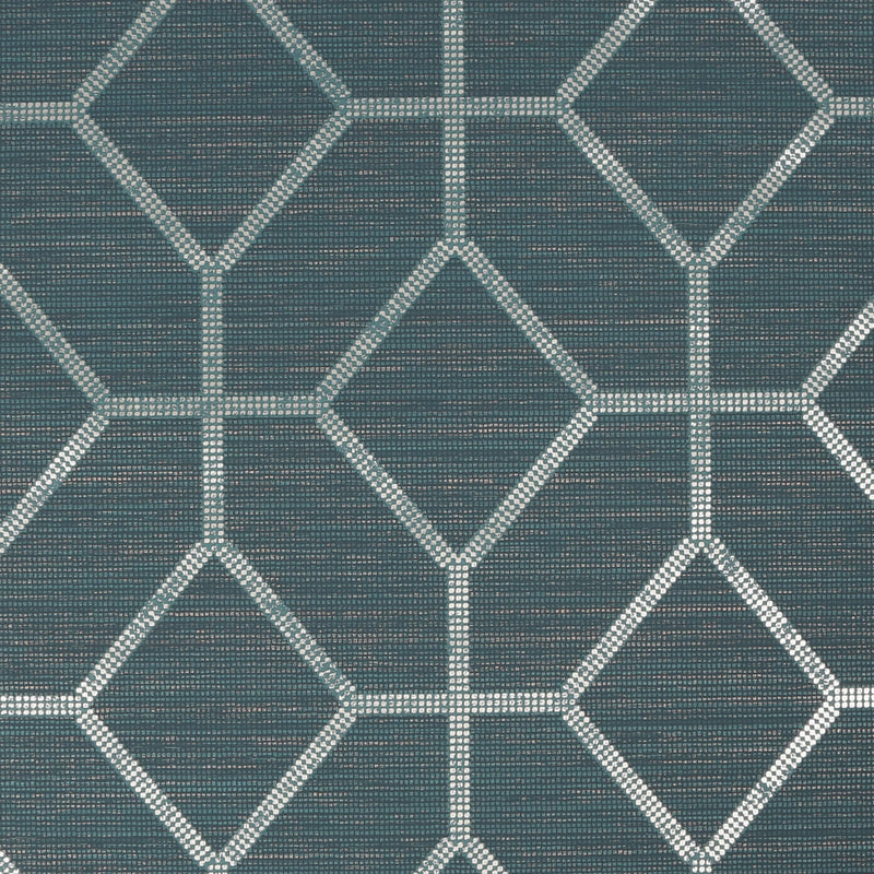 media image for sample asscher geo teal wallpaper from the capsule collection by graham brown 1 257