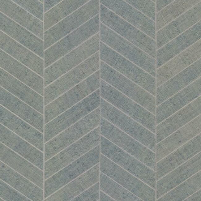 media image for Atelier Herringbone Wallpaper in Light Grey from the Traveler Collection by Ronald Redding 261