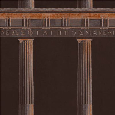 product image of sample athena wallpaper in copper from the histoire de larchitecture collection by mind the gap 1 564