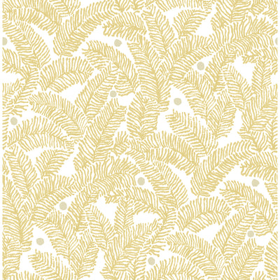 product image for Athina Fern Wallpaper in Yellow from the Pacifica Collection by Brewster Home Fashions 24