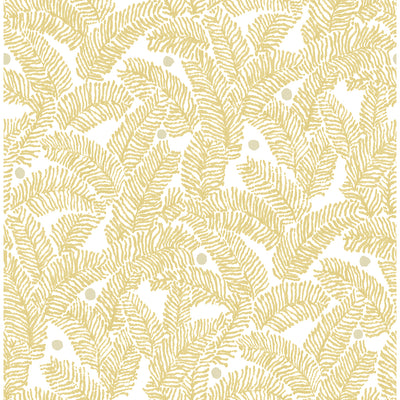 product image for Athina Fern Wallpaper in Yellow from the Pacifica Collection by Brewster Home Fashions 46