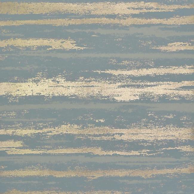 media image for sample atmosphere wallpaper in teal and gold by antonina vella for york wallcoverings 1 222