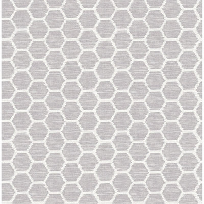 product image of sample aura honeycomb wallpaper in lavender from the celadon collection by brewster home fashions 1 566