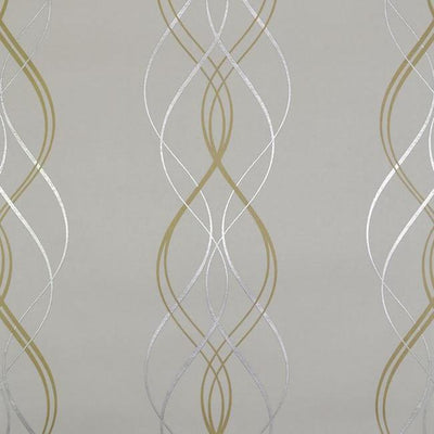 product image of sample aurora wallpaper in gold pearl and silver by antonina vella for york wallcoverings 1 532